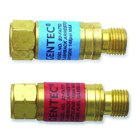 Gentec Flashback Arrestor For Torches FA7TPR